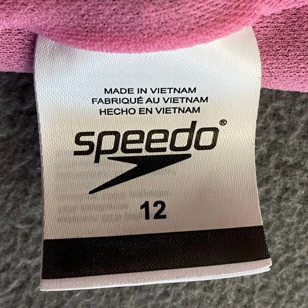 Speedo Black One Piece Swimsuit Girls 12‎ Cross Back Straps